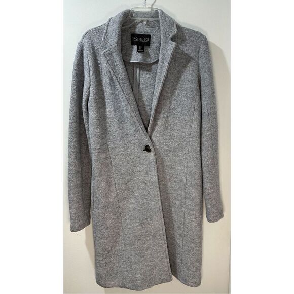 Rachel & Zoe Sweaters - Rachel & Zoe LA NY long gray wool blend cardigan/coat size small #23-0611